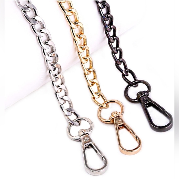 47" Silver Crossbody Chain - Picture 4 of 8